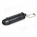 FS763A Mini Bullet Shape Cotton Refill Oil Lighter - Black