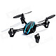 JINXINGDA JD-385 Mini Flying Saucer Aircraft Quadrocopter - Blue + White + Black