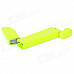 Novelty Cutlery Knife Style Yellow Flame Zinc Alloy Kerosene Oil Lighter - Fluorescent Green