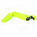 Novelty Cutlery Knife Style Yellow Flame Zinc Alloy Kerosene Oil Lighter - Fluorescent Green