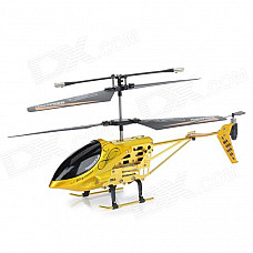 LH1104 Crash Resistant Stable 3.5-CH IR Remote Control R/C Helicopter w/ Gyro - Golden