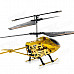 LH1104 Crash Resistant Stable 3.5-CH IR Remote Control R/C Helicopter w/ Gyro - Golden