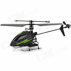 YD917 4-CH Single Propeller 2.4GHz Radio Control Dual Servo R/C Helicopter w/ Gyro - Black + Green
