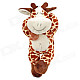 Lazy Cute Cow Style Hands-in-Head Filled PP Cotton Toy w/ Suction Cup - Brown + Beige + White