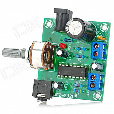 SJ2038 Mini Hi-Fi 2 x 5W Audio Amplifier Board w/ LED Indicator - Blue + Black (3~6V)