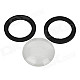 Waterproof Case Lens + Rubber Ring for Gopro Hero1 / Hero2 - Black + Transparent