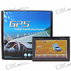 4.3" LCD 372MHz CPU Windows CE 5.0 GPS Navigator w/FM Transmitter + 4GB Maps SD