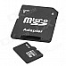 High Speed Memory TF / Micro SDHC Car w/ TF to SD Card Adapter (8GB / Class 10)