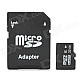 High Speed TF / Micro SDHC Card w/ TF to SD Card Adapter (32GB / Class 10)