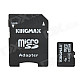 KINGMAX Memory TF / Micro SDHC Card w/ TF to SD Card Adapter (4GB / Class 4)