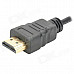 Gold Plated DVI Male to HDMI Male Connection Cable - Black + Golden (100cm)