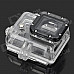 Miniisw Professional Side Open Protective Case for Gopro Hero3 - Transparent + Black