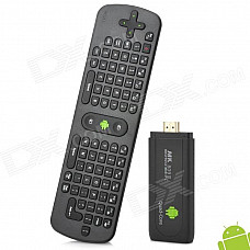 MK809IIIT Quad-Core Android 4.2.2 Mini PC Google TV Player w/ Air Mouse / 2GB RAM / 8GB ROM - Black