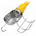 Explosion Protection Outdoor Construction Engineering Lamp w/ Hook - Silver + Yellow (10m)