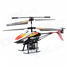 WLtoys V319 3.5-CH IR Remote Control Water Jetting R/C Helicopter w/ Gyro / LED - Orange + White