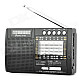 SY SY-X5 Portable 2W DSP Full Band Rechargeable Radio w/ TF / USB / 3.5mm Jack - Black (3 x AA)