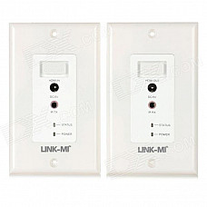 LINK-MI LM-EW30 30M 1080P HDMI Extender Transmitter & Receiver Set - White