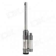 187 Long Stainless Steel Tube Inflatable Lighter Igniter - Grey