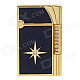 High Quality Zinc Alloy Butane Lighter - Golden + Black