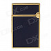 High Quality Zinc Alloy Butane Lighter - Golden + Black