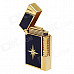 High Quality Zinc Alloy Butane Lighter - Golden + Black