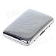 SHUANGQIANG Stainless Steel Cigarette Case - Silver (Holds 16 PCS)