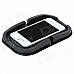 Anti-skid Rubber Stand Holder Pad for Mobile Phone - Black