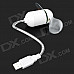 Flexible USB Powered LED Light Fan - White + Silver