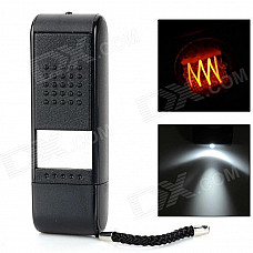 USB Powered Electronic Rechargeable Cigarette Lighter - Black