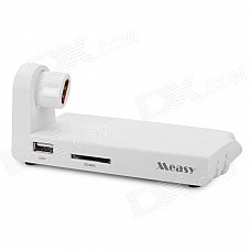 Measy U2C-D All-in-1 USB + HDMI + SD / MMC Card Slot Holder Dock Stand for Google TV Player - White