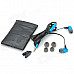 AWEI ES800M Super Bass 3.5mm Jack In-Ear Earphone w/ Clip - Blue + Black