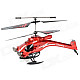 HuaJun W808-9 3.5-CH IR Control R/C Helicopter w/ Gyro / LED - Red + Black