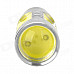 1157-7.5W 1157 500lm 7.5W 6500K 5-LED White Light Car Brake Lamp - Silver + Yellow (12~24V / Pair)