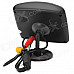 3.5" Car Rearview LCD Monitor + E350 Waterproof Rearview Camera System w/ 7-LED - Black