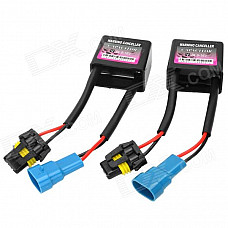 HID Xenon Lamp Error Warning Canceller Capacitor Decoder - Black + Blue (9~16V / 2 PCS)