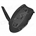 BT Bluetooth V2.0 Interphone + Handsfree Headset for Motorcycle / Skiing Helmet - Black
