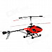 HuaJun W908-1 Large Scale 3.5-CH Radio Control R/C Helicopter w/ Gyro / LED - Red + Black