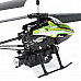 WLtoys V969 3.5-CH IR Remote Control Bubble Jet R/C Helicopter w/ Gyro / Colorful LED - Green