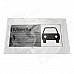 Merdia CFM001DX2 Decoration 3D PVC Carbon Fiber Film Car Wrap Sticker - Black (30 x 20cm)