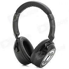 Blue Tiger M8 Multi-Function Bluetooth v4.0 Stereo Headphones Headset / Microphone - Black + Silver