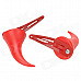 G-278 Cute Clip-on PVC Devil Horn Hairpin for Halloween / Party - Red (1 Pair)