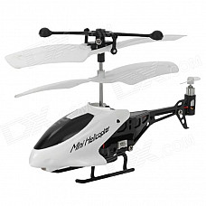 LH1210 Mini 3.5CH RC Helicopter Controled by Iphone / Android Cellphones - Black + White (3 x AG10)