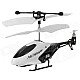 LH1210 Mini 3.5CH RC Helicopter Controled by Iphone / Android Cellphones - Black + White (3 x AG10)