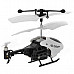 LH1210 Mini 3.5CH RC Helicopter Controled by Iphone / Android Cellphones - Black + White (3 x AG10)