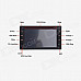 Joyous J-2615MX 6.2" Touch Screen Car DVD Player w/ Analog TV, GPS, FM/AM, Bluetooth, AUX - Black