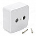 TV02 Wired Television Signal Receive Box w/ TV / R - White