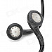 01 Stylish Universal Sporty 3.5mm Jack Ear Hook Earphone Headset - Black (100cm)