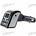 1.0" LCD A2DP Bluetooth MP3 Player FM Transmitter with Caller ID Handsfree (SD/MMC/USB/2.5mm)