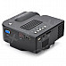 RuiQ UC-28+ 24W Portable Mini LCD Projector w/ HDMI / 3.5mm / SD Slot / AV / VGA / USB - Dark Gray