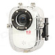 F10 1.5" LTPS Waterproof 1080p 5.0 MP CMOS Sport DVR Camcorder w/ G-sensor / TF / Mini HDMI - White